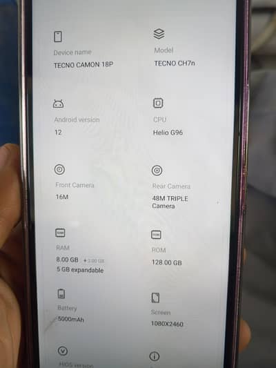 Tecno Camon 18P