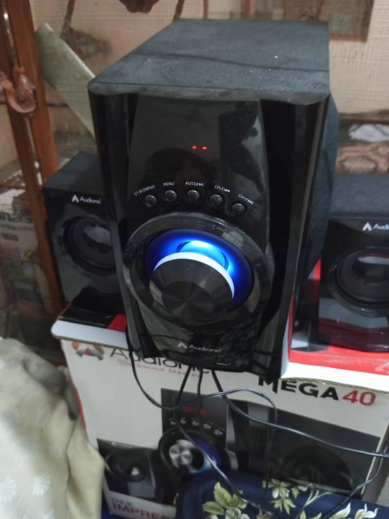 audionic mega 40 woofer speakers 0