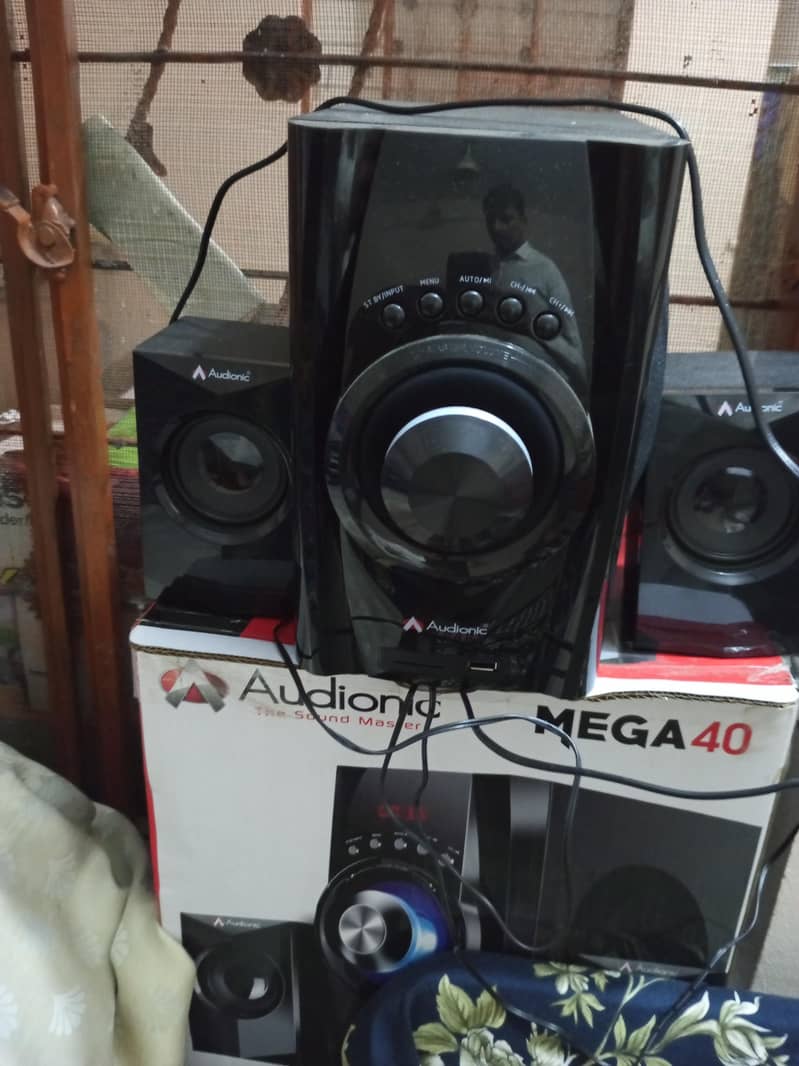audionic mega 40 woofer speakers 2