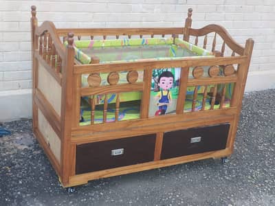 Wooden Baby Cot for Sale | Baby Crib | Wooden Baby Bed