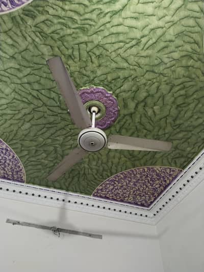3 Non-Inverter Ceiling Fans in Good Condition | PKR 5,000 Each