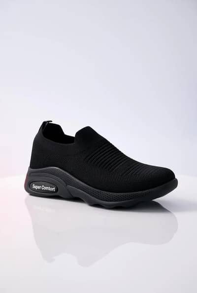 Man black shoes with different sizes
