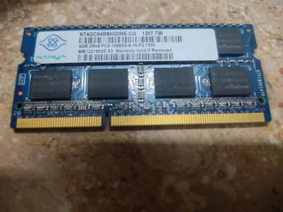 Nanya 4GB DDR3 1333MHz Laptop RAM (1.5V)