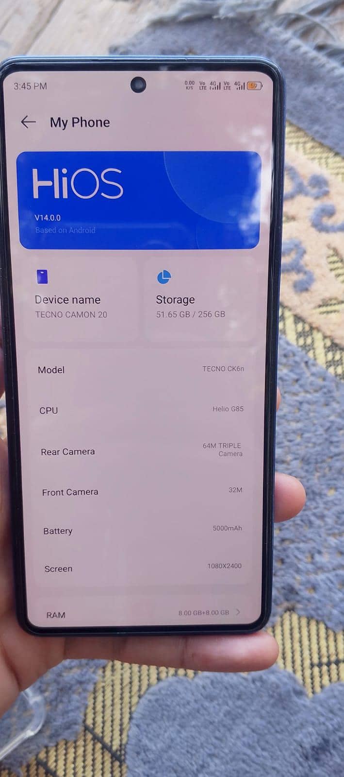 Tecno CAMON 20 3