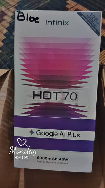 Infinix Hot 70 Box Packed Phone For Sale