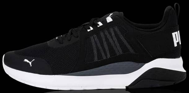Puma Men's Black & White Athletic Training / Running Shoes