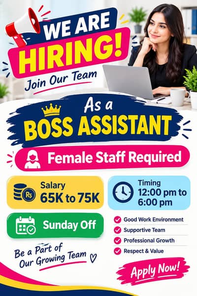 female staff required