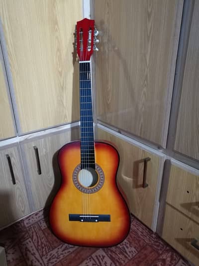 Beginner's Guitar with fine sunburst finish