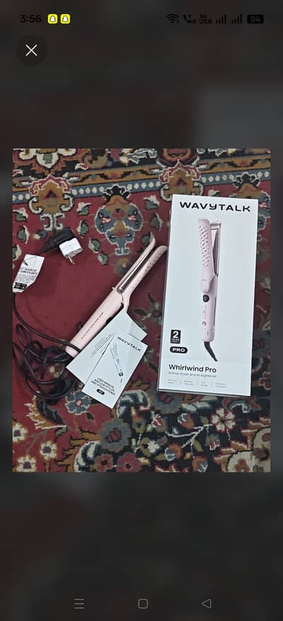 Wavytalk Whirlwind Pro Airflow Styler & Hair Straightener (Like New w