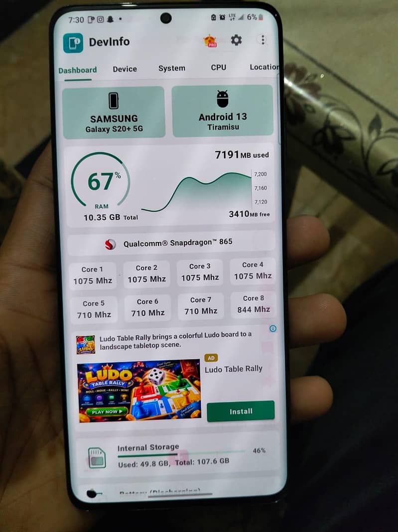 S20 plus 5g 3