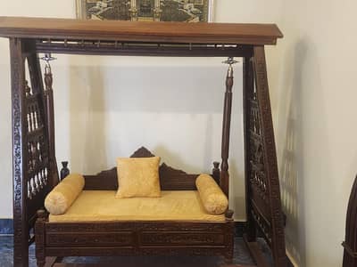 wooden swing