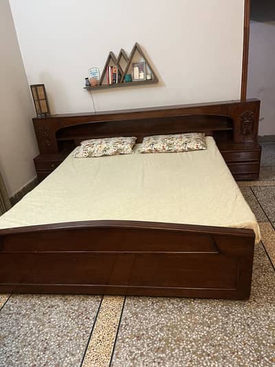 Original Wooden Double Bed