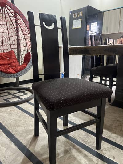 Dining table Wooden chairs