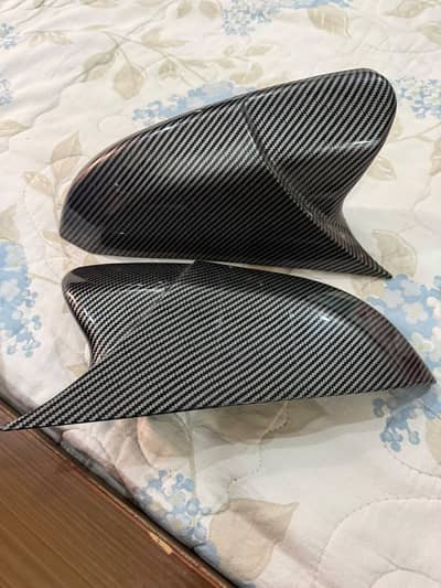 Honda Civic Carbon Fiber Side Mirror Cover Batman Style 2016-2021