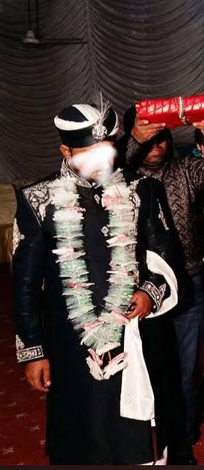 Dullah sherwani with khusaa For sale