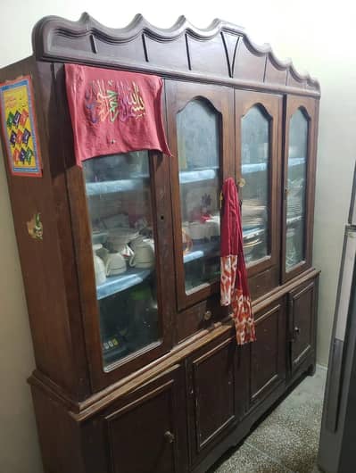 showcase pure wooden