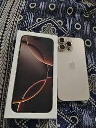 Iphone 16 pro max mobile phone complete box