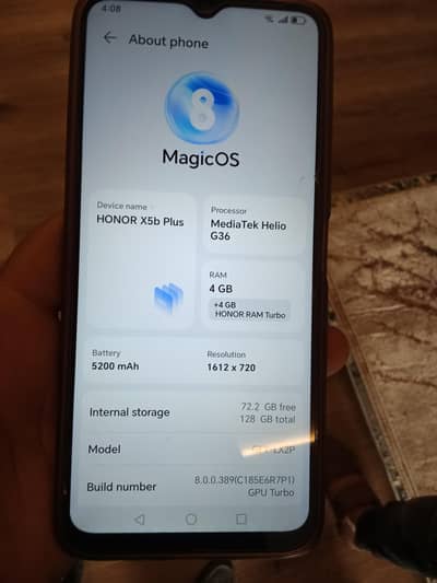 Honor X5 Plus