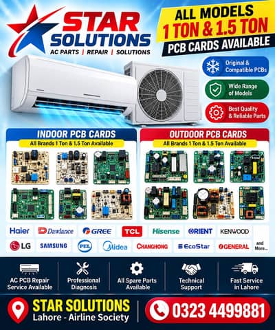 ALL MODEL DC INVERTER PCB AVAILABLE ORIGINAL CONDITION WITH REASONABLE
