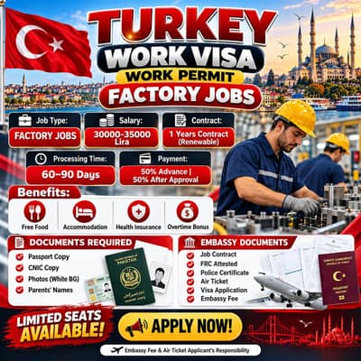 Serbia Work Visa,Turkey Work Permit ,Done Base Visa Processing Service
