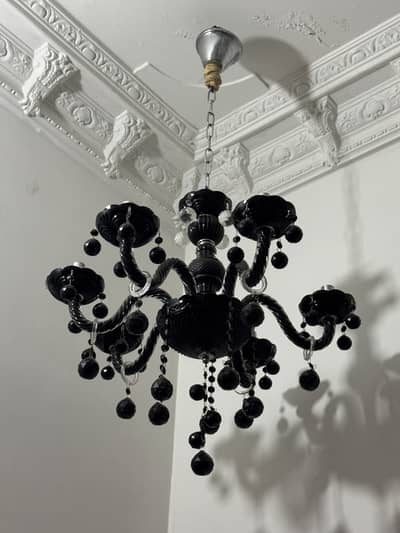 Black chandelier