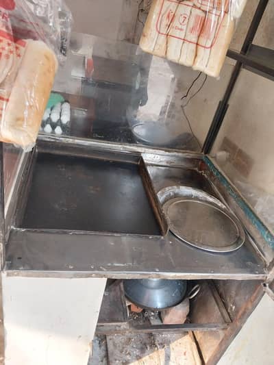 Burger & Shawarma Counter – 3×2.5 Feet – For Sale