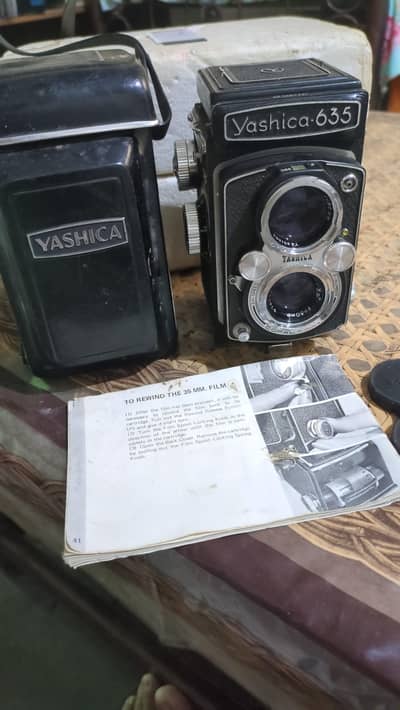 TLR Medium Formate Camera , This camera convert 120mm to 35 mm