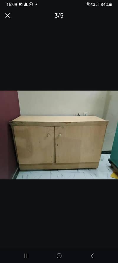 Drawing Room Table & 2-Door Cabinet for Sale