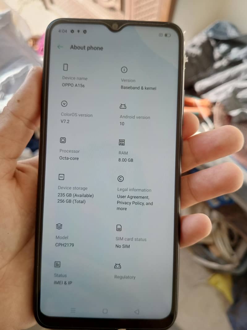 OPPO A15s 0