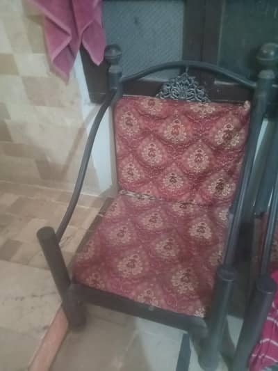 iron 5 seats sofa