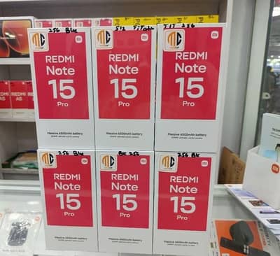 Redmi Note 15 Box Pack/ Note 15 Pro / Note 14 / 15C A7 Pro A5 Poco C85