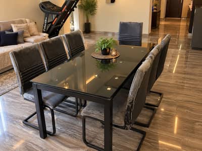 Interwood 8-Seater Dining Table Set