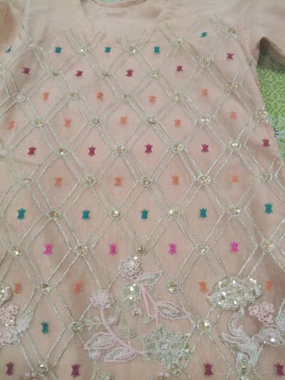 Beautiful Embroidered 3 Piece Dress for Sale