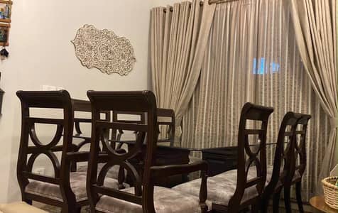 High quality Branded Solid Dinning table with 8 chairs