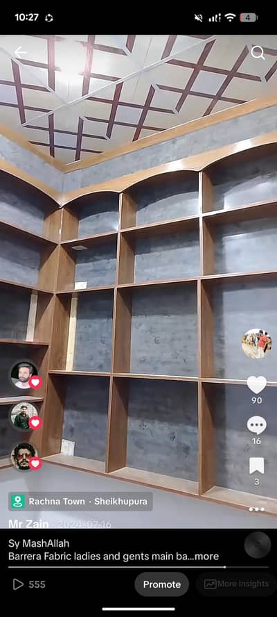 03277000789 دکان کا کاؤنٹر اور ڈسپلے ریکس برائے فروخت – اچھی حالت میں
