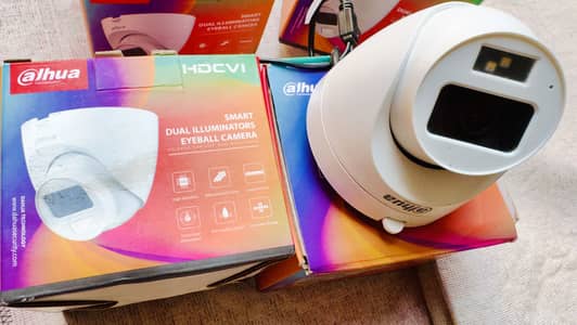 Colour full Smart dual illuminators eyeball cameras