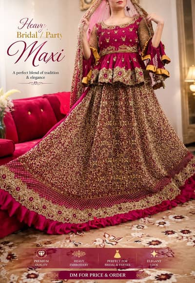 Luxury bridal lehnga