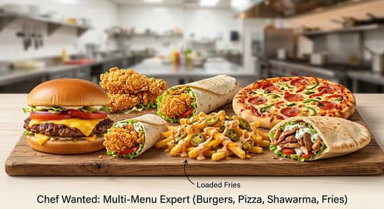 Required Experienced Fast Food Chef / Head Cook