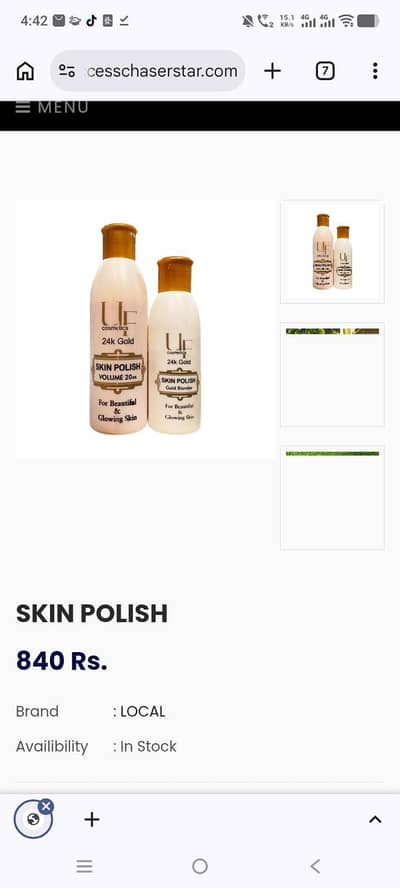 skin care product for skin whiting