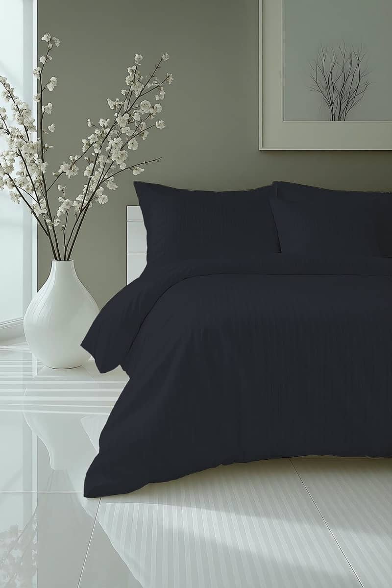 Bedsheet|Satin Stripes Bedsheet | Bed Sheet|Double Bedsheet| 2