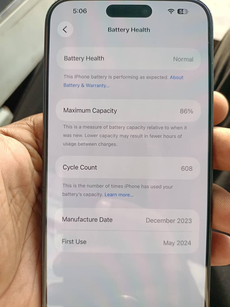 iphone 15 pro Max 256 6