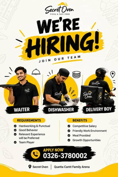 Staff Required for Restaurant