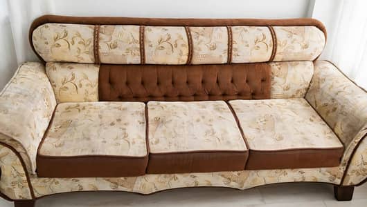 6 seat sofa set Good condition tight foam Lahore