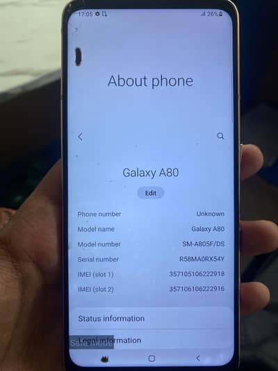 Samsung Mobile A80