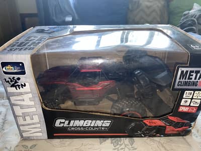 Rc monster car in metal fram with box