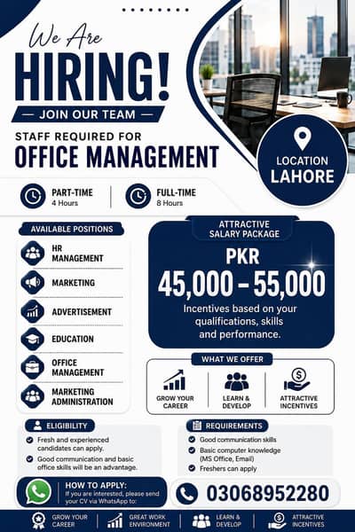 Job in Lahore Thokr niaz baig