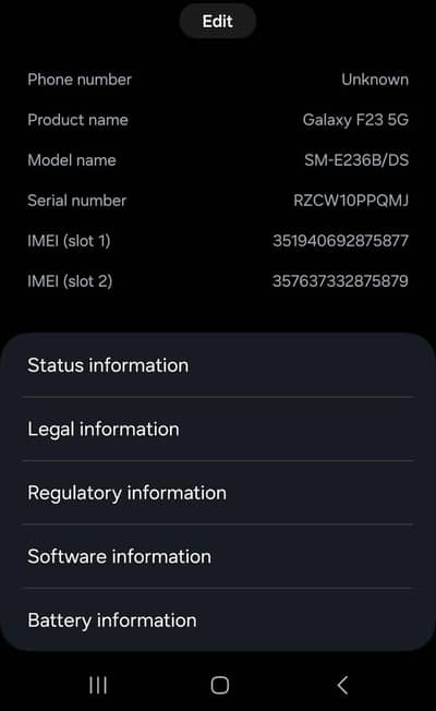 Samsung Mobile F23 5G