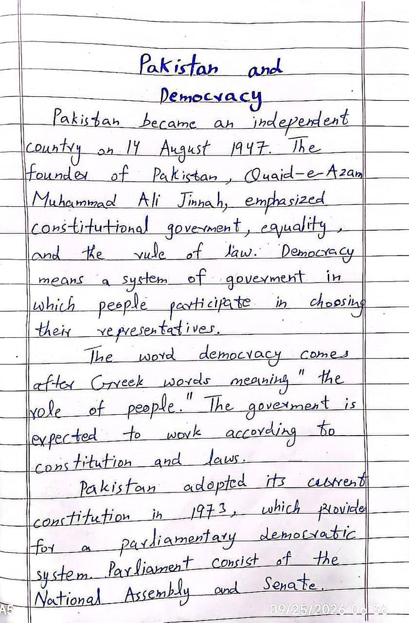 Hand written assignment 0