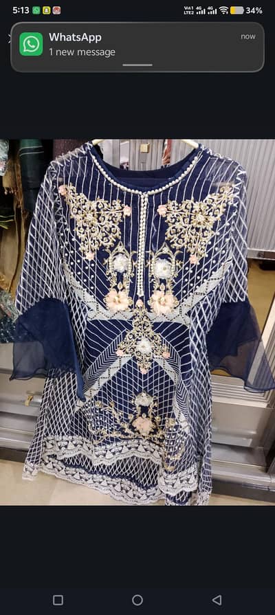 4 PC PARTY WEAR DRESS