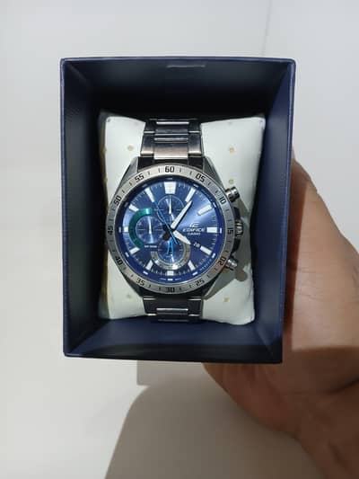 Casio Edifice EFV-620D-2AV Blue Chronograph (45mm) – Original with Box